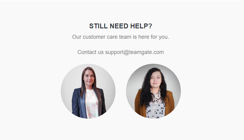 Teamgate Customer Support Corner