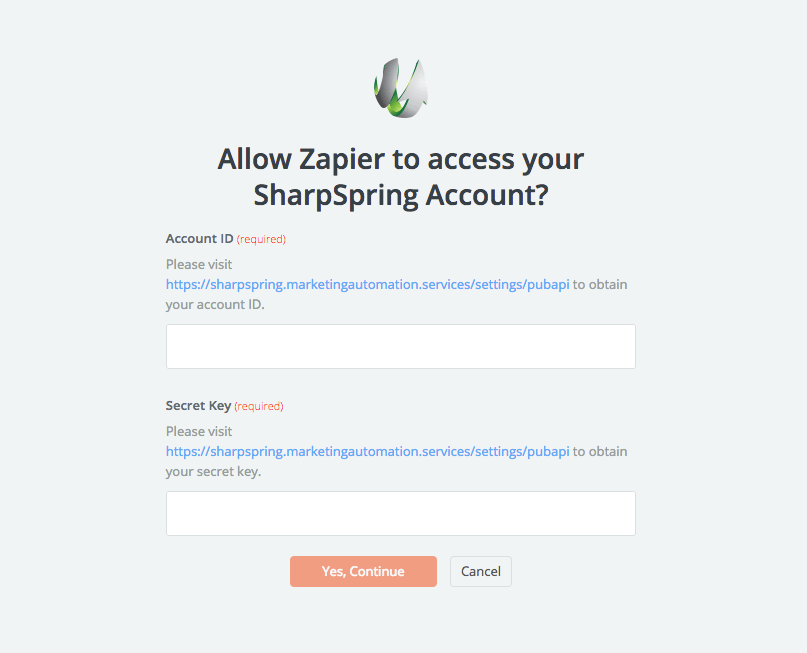 SharpSpring Teamgate Zapier 5