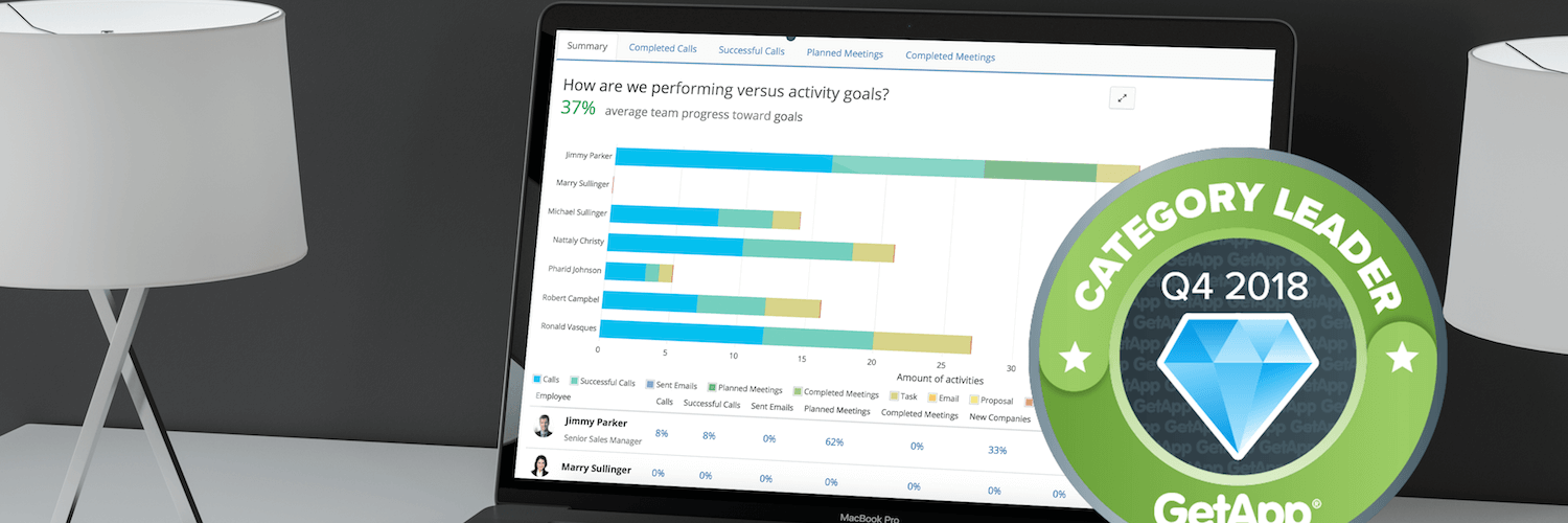 Teamgate CRM GetApp GetRank 2018 Q4